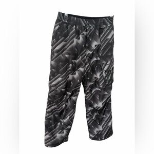ZEROXPOSUR Graphic Print Ski Pants Boys XL  18-20 Black White Snowboarding